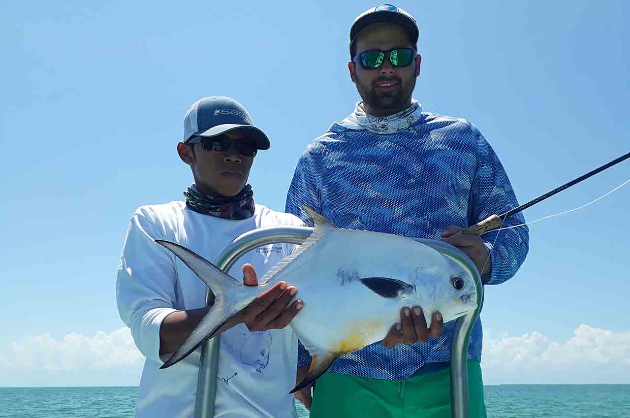 Permit Ascension Bay Mexico Fly Fishing Lodge
