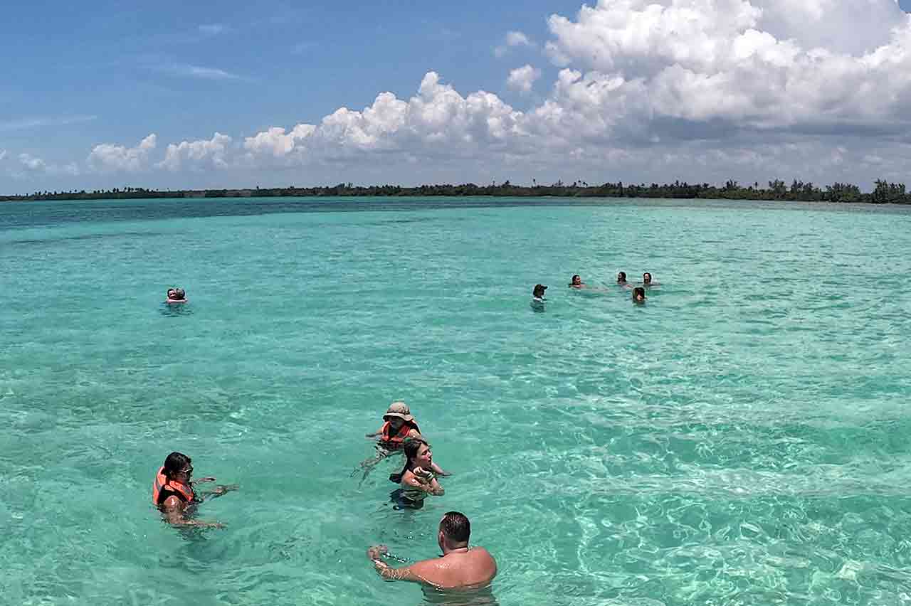 Crystal Clear Ocean Swimming Punta Allen Sian Ka'an Mexico Eco-Tours