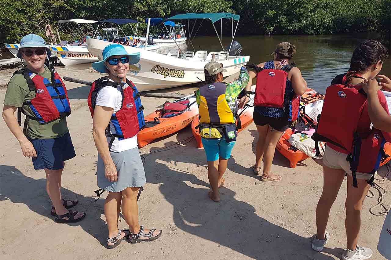 Kayaking Adventure Eco-Tours Punta Allen Mexico Sian Ka'an